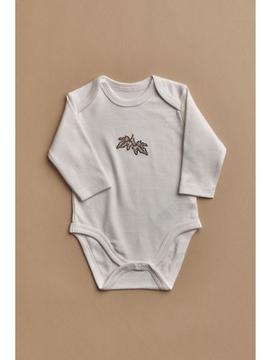 Oh La La Koala Nakışlı Uzun Kollu Çıtçıtlı Bebek Body