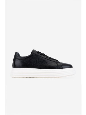 Valmenti Erkek Hakiki Deri Sneakers & Spor Ayakkabı 04 1108 Erk Ayk Y26 Sıyah Fltr/dr