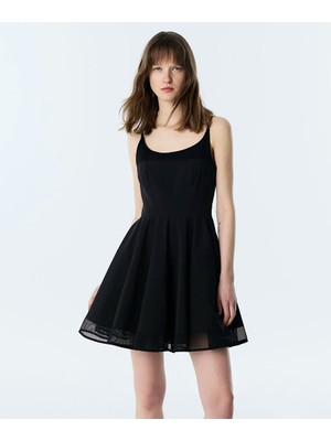 Twist Kumaş Mıx Bel Vurgulu Elbise TS1260002351001