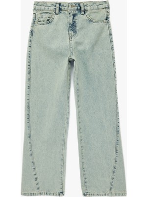 Koton Pamuklu Cepli Bol Kesim Denim Pantolon