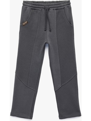 Koton Şardonlu Cepli Beli Lastikli Oversize Eşofman Altı