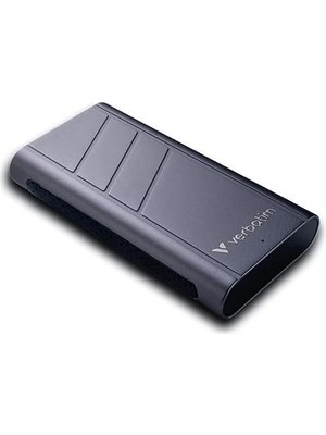 Verbatim Turbometal Taşınabilir Ssd, 1 Tb, Son Derece Hızlı, 3700 Mb/s'ye Kadar Okuma, 3600 Mb/s'ye Kadar Yazma, Harici Sabit Sürücü USB 4.0, 40 Gbps,