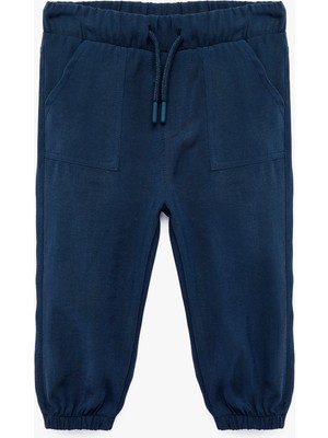 Koton Pamuklu Beli Bağcıklı Modal Karışımlı Basic Jogger Pantolon