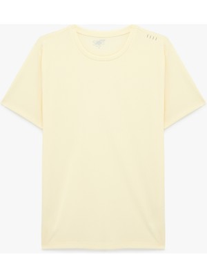 Koton Regular Fit Baskı Detaylı Bisiklet Yaka Kısa Kollu Spor Tişört