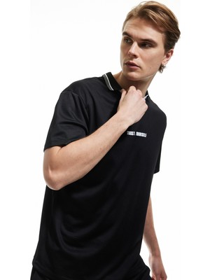 Koton Polo Yaka Regular Fit Kısa Kollu Baskılı Spor Tişört