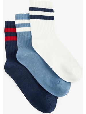 Koton Çizgili 3'lü Çorap Seti