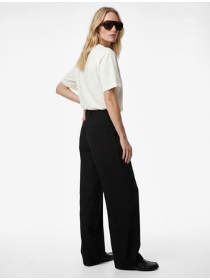 Koton Pamuklu Kısa Kollu Bisiklet Yaka Oversize Basic Tişört