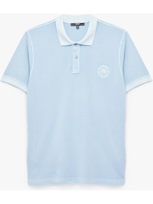 Koton Regular Fit Nakışlı Kısa Kollu Pamuklu Polo Yaka Tişört