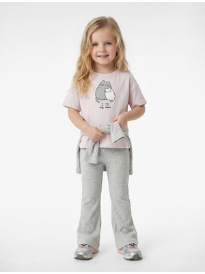 Koton Beli Lastikli Ribanalı Ispanyol Paça Tayt