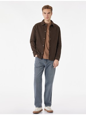 Koton Pamuklu Normal Bel Vintage Straight Fit Jean Pantolon