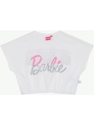 Barbie Eflatun Kız Çocuk Taşlı T-Shirt BRB6SG-TST6040