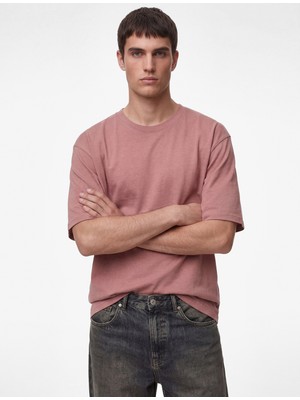 Koton Regular Fit Kısa Kollu Bisiklet Yaka Pamuklu Basic Tişört