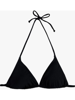 Koton Boyundan Bağlamalı Üçgen Bikini Üstü