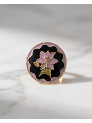 Uretti - Nerman 4053 1648 Üstü Çiçek Mineli Yüzük