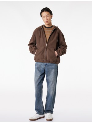 Koton Normal Bel Vintage Straight Fit Jean Pantolon