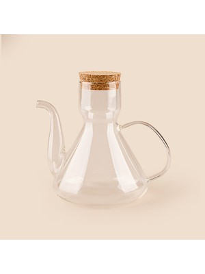 Arow Liya Borosilikat Cam Yağlık - Şeffaf - 500 ml