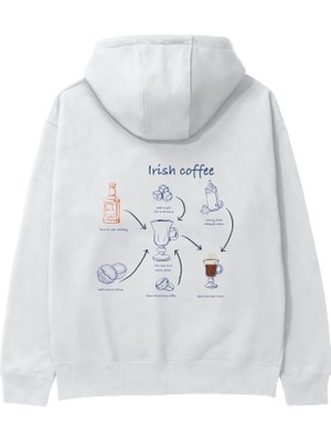 The Lucid Lab Irish Coffee Hoodie - Beyaz