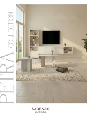 Petra Collection Salon Takımı (Beyaz)