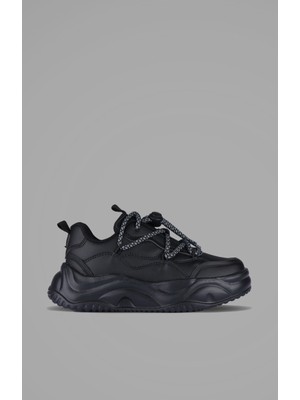 Vicco Dublin Kız Çocuk Siyah Filet Phylon Ayakkabı