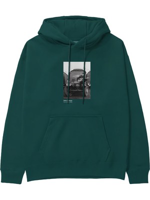 The Lucid Lab John Lennon Hamburg 1985 Hoodie - Koyu Yeşil