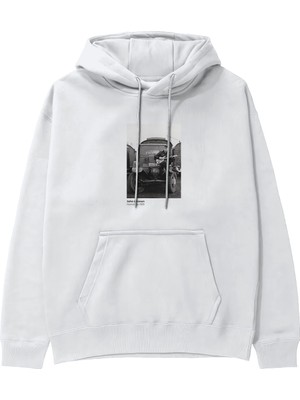 The Lucid Lab John Lennon Hamburg 1985 Hoodie - Beyaz
