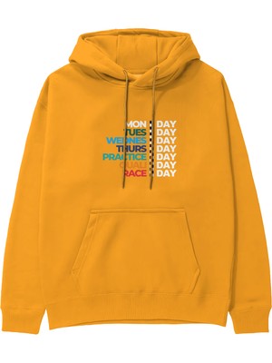 The Lucid Lab Formula 1 / Week Days Hoodie - Turuncu