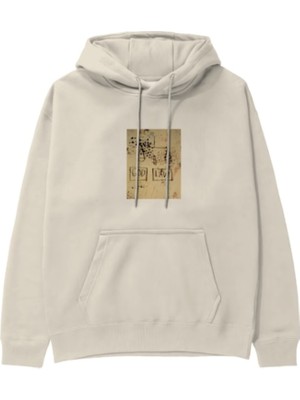 The Lucid Lab God, Law (1981) - Basquiat Hoodie - Krem