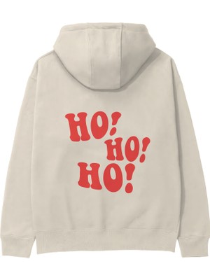The Lucid Lab Ho Ho Ho Hoodie - Krem