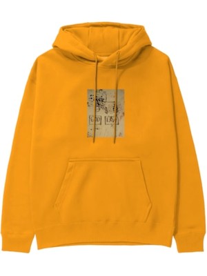 The Lucid Lab God, Law (1981) - Basquiat Hoodie - Turuncu