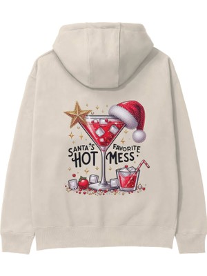 The Lucid Lab Hot Mess Hoodie - Krem