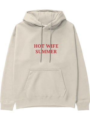 The Lucid Lab Hot Wife Summer Hoodie - Krem