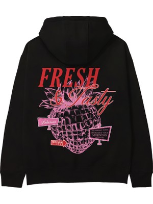 The Lucid Lab Fresh & Tasty Hoodie - Siyah