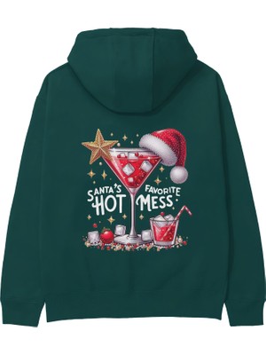 The Lucid Lab Hot Mess Hoodie - Koyu Yeşil