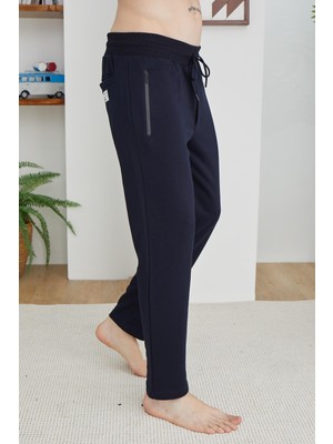 Kly Pijama Kly 1038 Fermuar Cepli Tek Eşofman Altı
