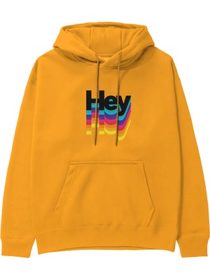 The Lucid Lab Hey Hoodie - Turuncu