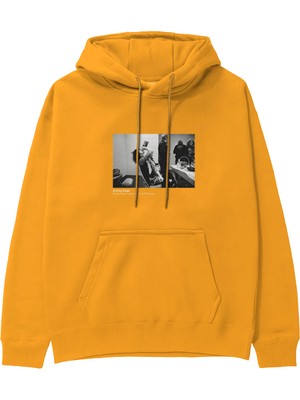 The Lucid Lab Jimmy Page Backstage Indianapolis 1975 Hoodie - Turuncu