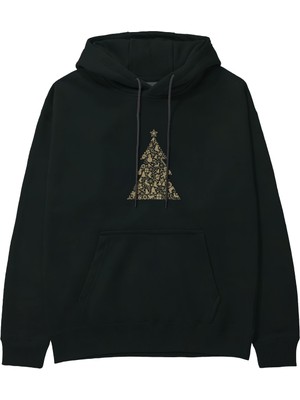 The Lucid Lab Iconic Christmas Tree Hoodie - Siyah
