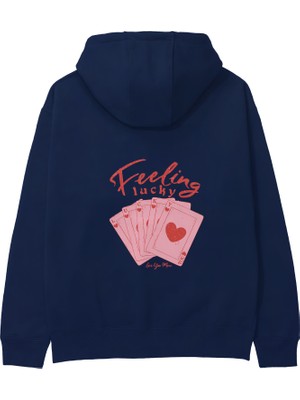 The Lucid Lab Feeling Lucky Hoodie - Lacivert
