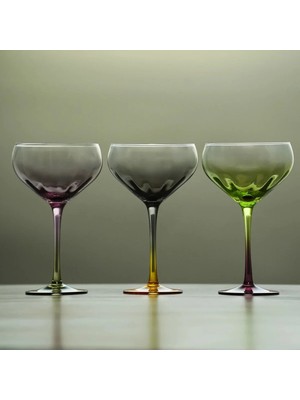 Qua Home Luc Renkli 6lı Kup Bardak 380 ml