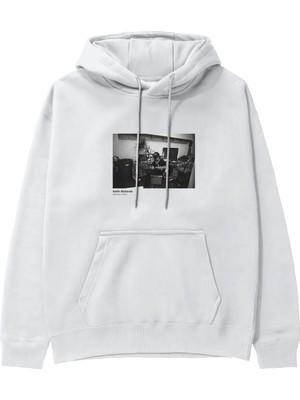 The Lucid Lab Keith Richards Boston 1975 Hoodie - Beyaz