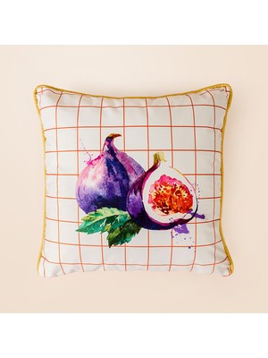 Evidea Soft Reef Kırlent - Ekru - 45X45 cm