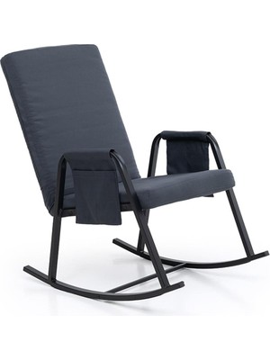 Pafu Oden Outdoor Bahçe Su Geçirmez Fonksiyonel Sallanan Koltuk - Antrasit