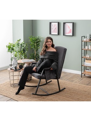 Pafu Oden Fonksiyonel Sallanır Koltuk- Soho Gri