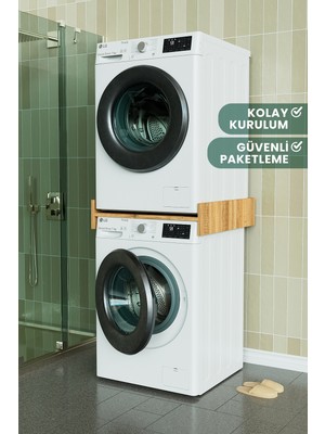 Hediyeler Kapında Çamaşır ve Kurutma Makinesi Ara Raf Bölmesi