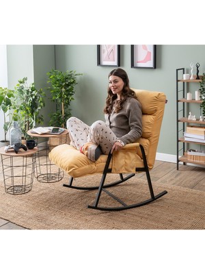 Pafu Lena Fonksiyonel Sallanan Koltuk- Soho Hardal