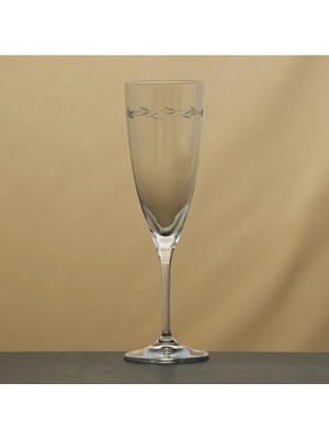 Qua Home Rythym Kristal Şampanya Kadehi 210 cc