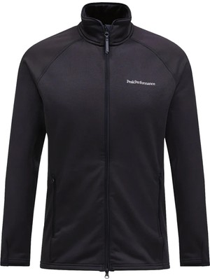 Peak Performance Chill Light Zip Erkek Siyah Fleece