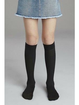 Penti Siyah Kız Çocuk Mikro 40 Pantolon Çorabı