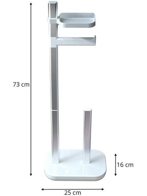 Suı Tuvalet Kağıtlık-Gri