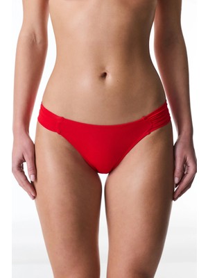 Penti Kırmızı Hipkini Düşük Bel Bikini Altı